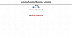 Desktop Screenshot of acn-condominios.com